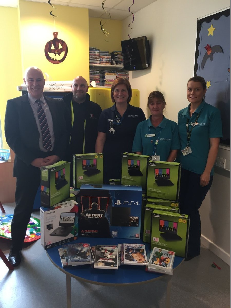 GE Robinson Support Manchester Childrens Hospital Cancer Ward